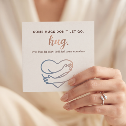 Hug Ring worn on hand - Kynd Co.