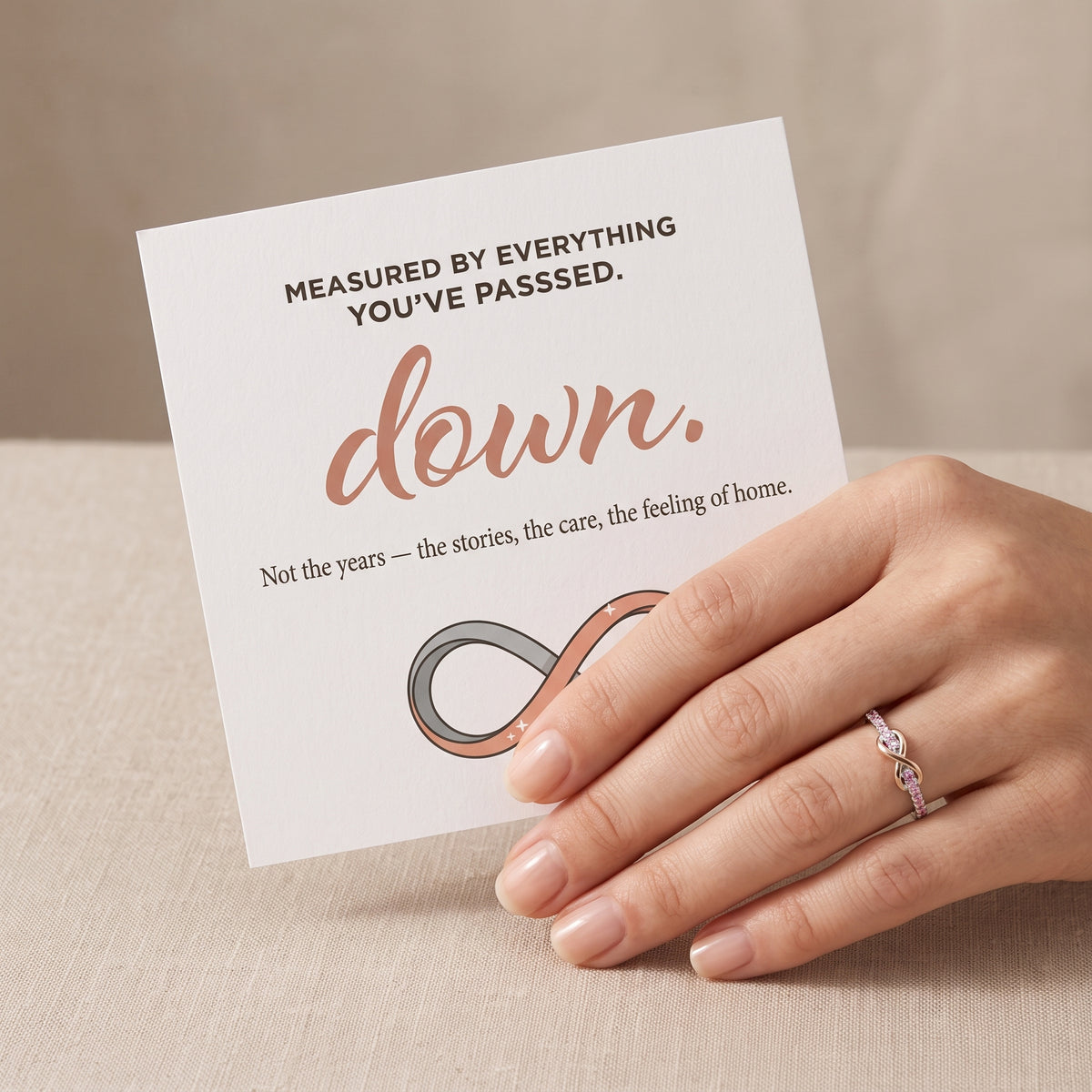 A Love That Never Ends — Infinity Ring for Grandma