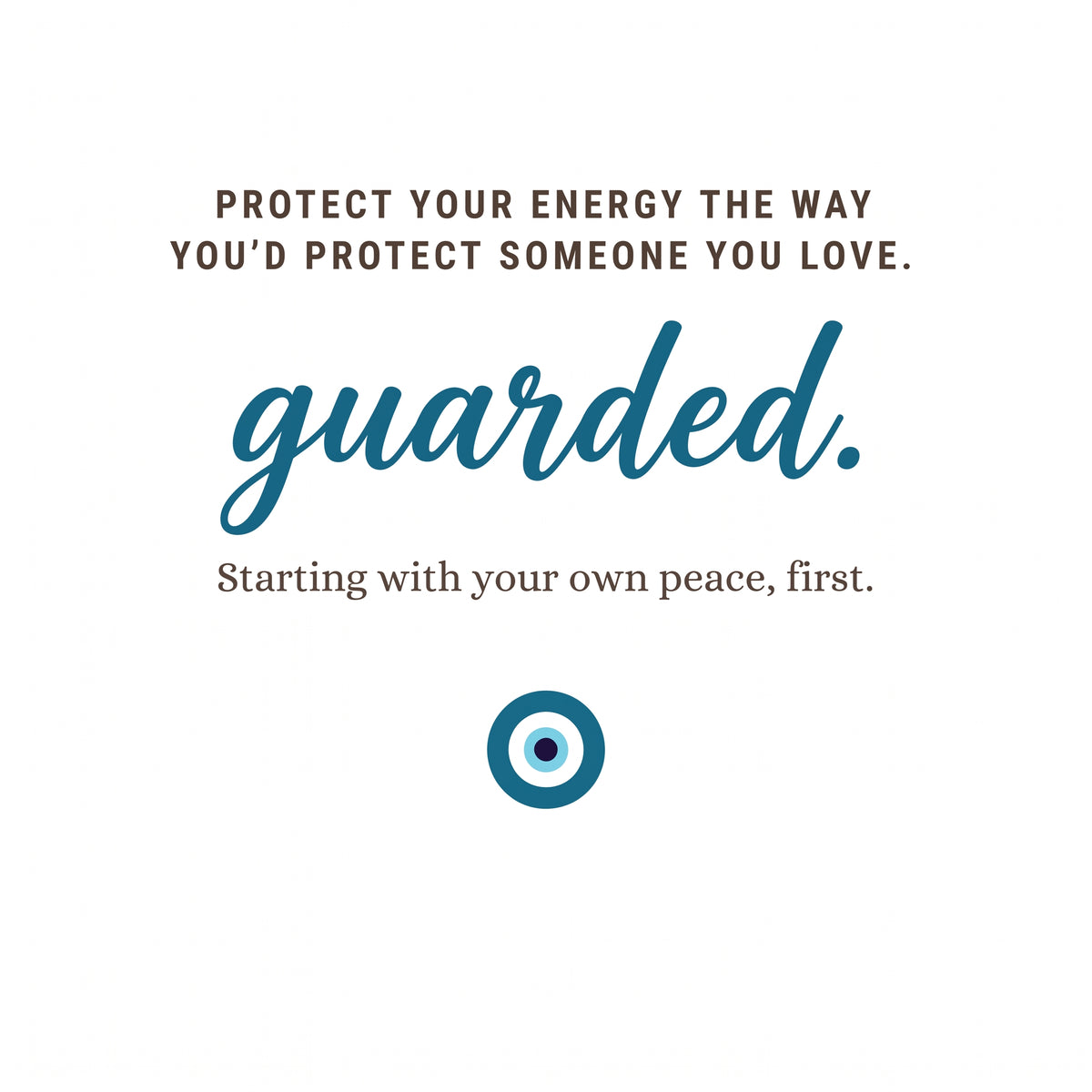 Protecting My Own Peace — Evil Eye Ring for Yourself — Kynd Co