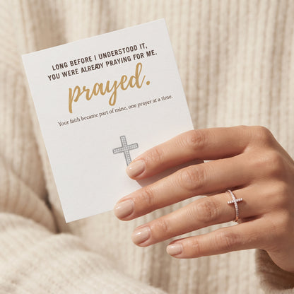 Faith, Passed Down — Cross Ring for Grandma — Kynd Co