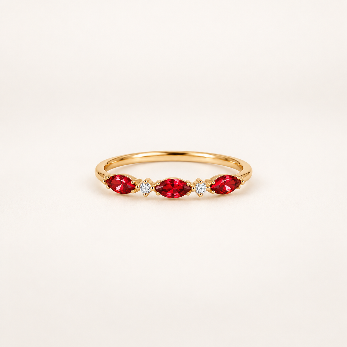 Your Month, Your Story Marquise Birthstone Ring