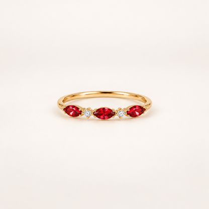 Your Month, Your Story Marquise Birthstone Ring