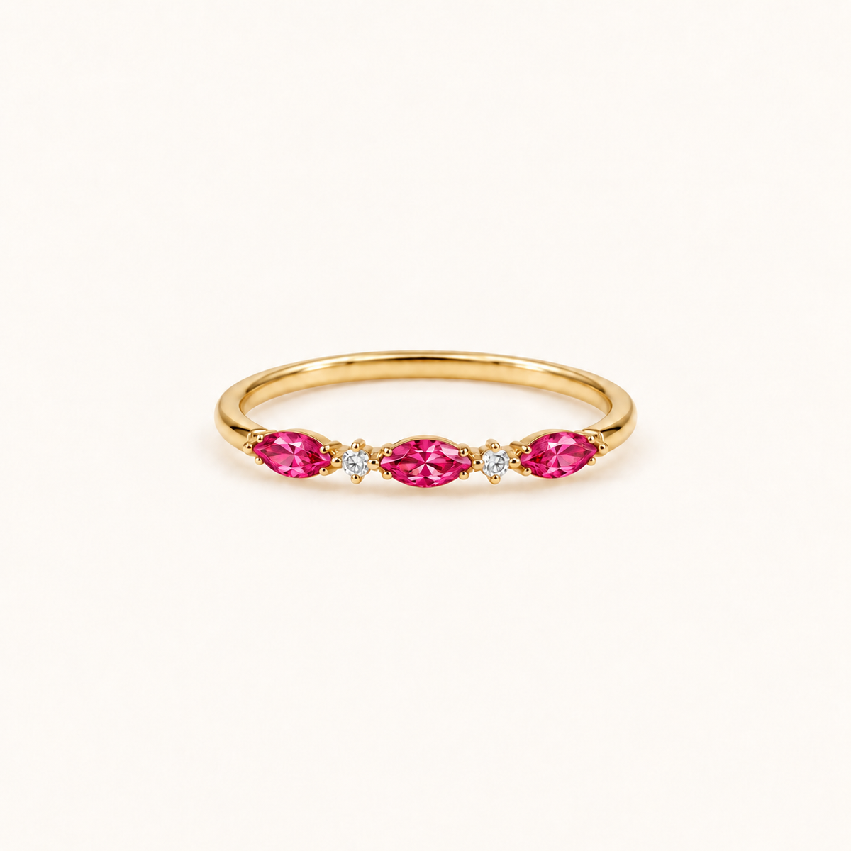 Your Month, Your Story Marquise Birthstone Ring