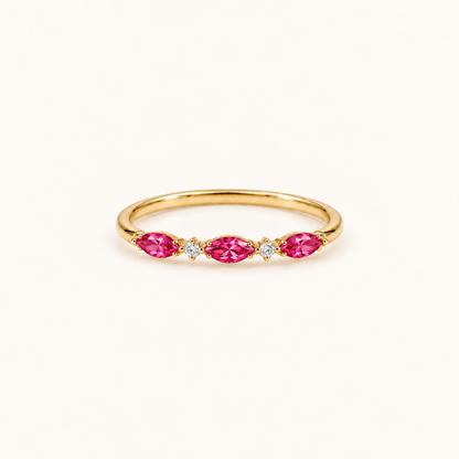 Your Month, Your Story Marquise Birthstone Ring