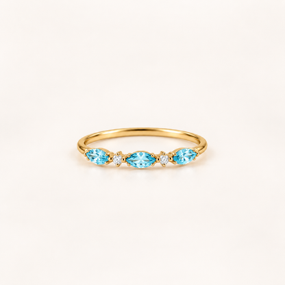 Your Month, Your Story Marquise Birthstone Ring