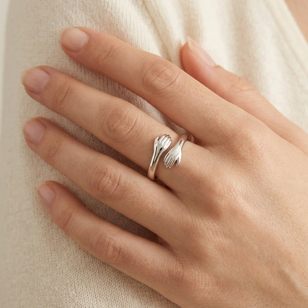 Hug Ring - S925 sterling silver jewelry - Kynd Co.
