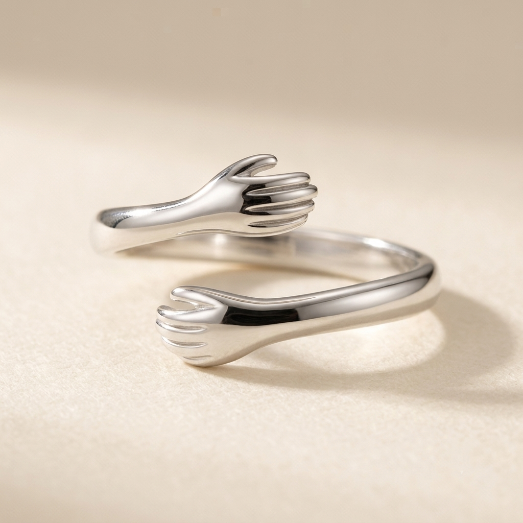 Hug Ring - S925 sterling silver jewelry - Kynd Co.