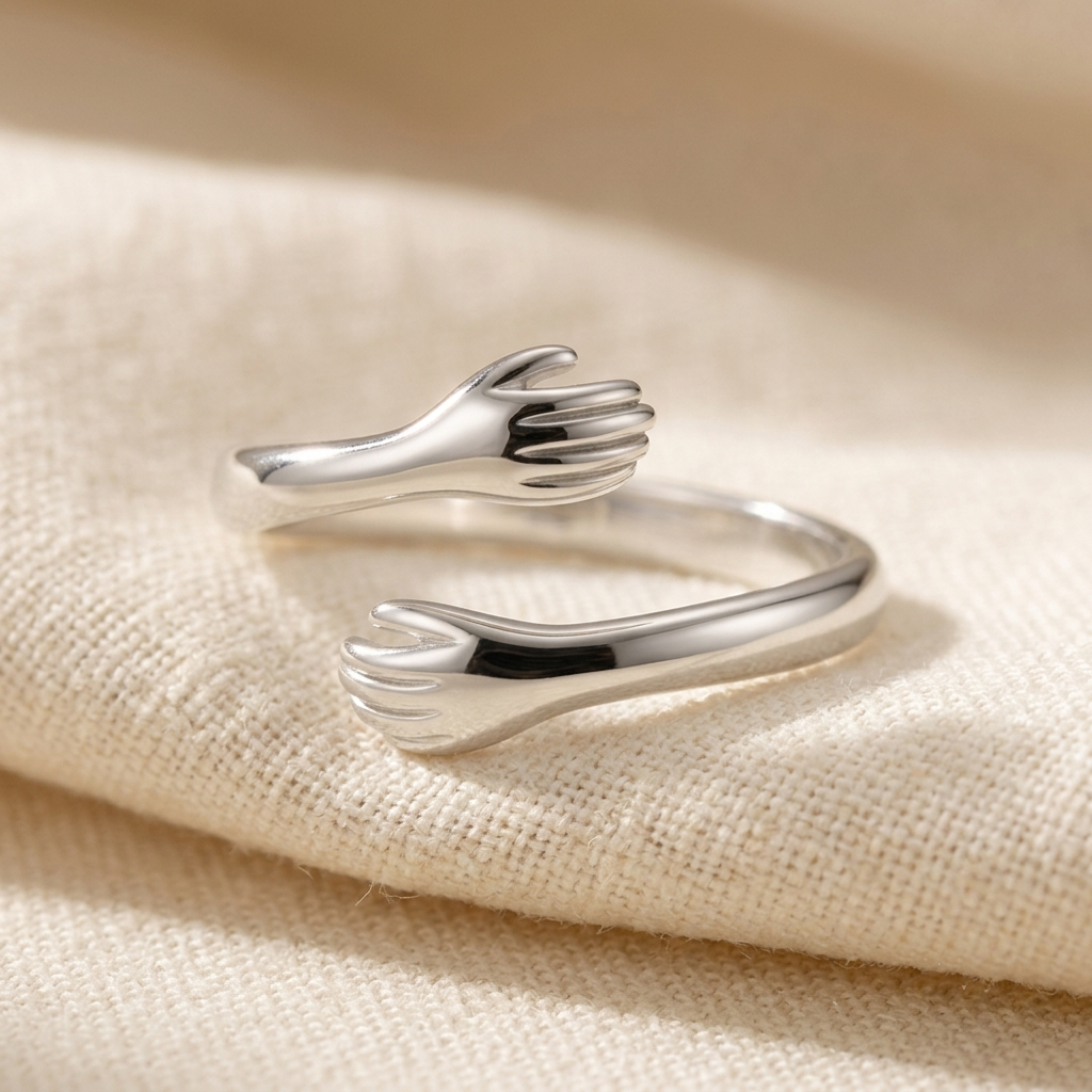 Hug Ring - S925 sterling silver jewelry - Kynd Co.