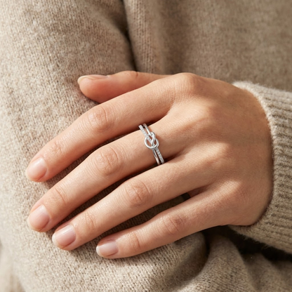 Infinity Knot Ring - S925 sterling silver jewelry - Kynd Co.