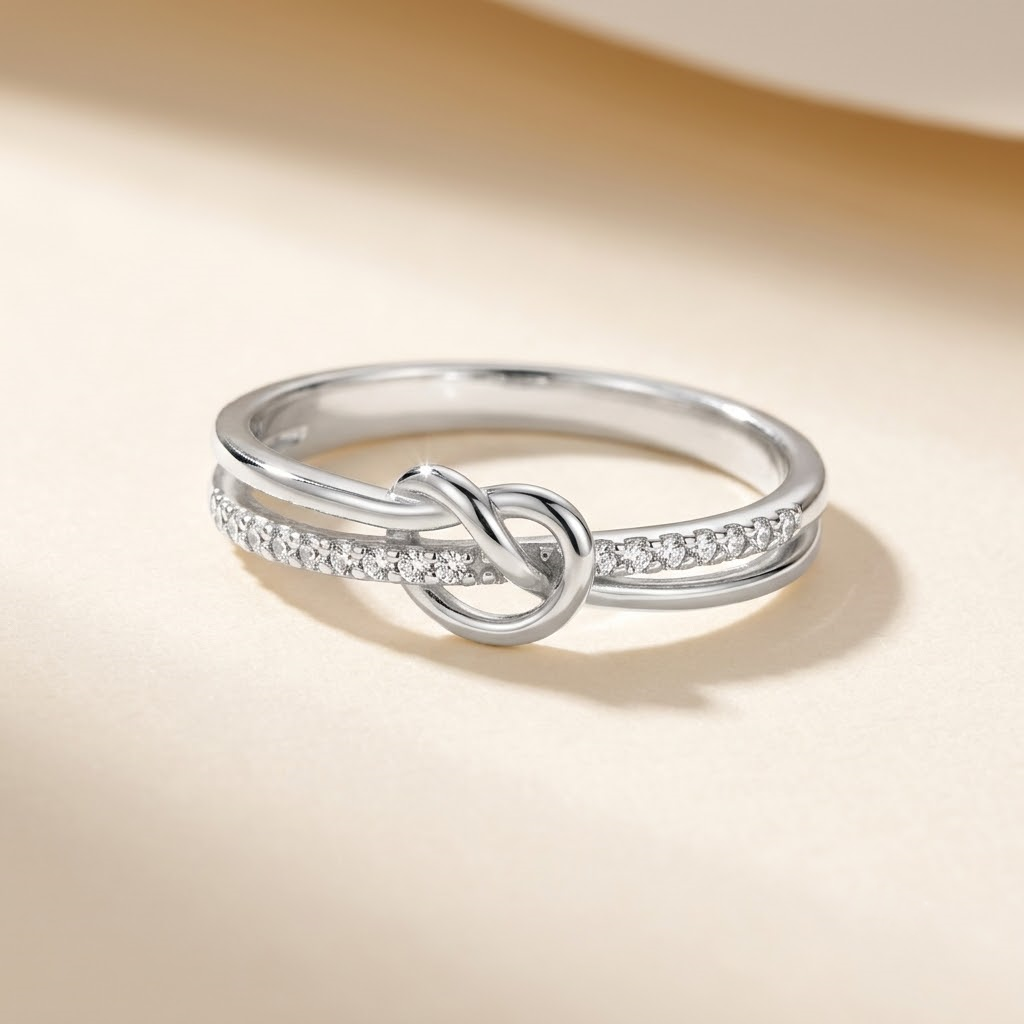 Infinity Knot Ring - S925 sterling silver jewelry - Kynd Co.