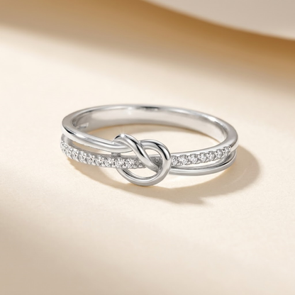 Infinity Knot Ring - S925 sterling silver jewelry - Kynd Co.