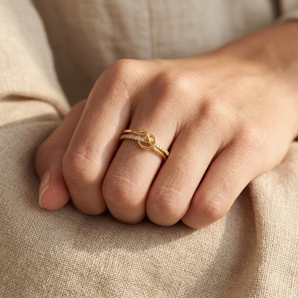Infinity Knot Ring - S925 sterling silver jewelry - Kynd Co.
