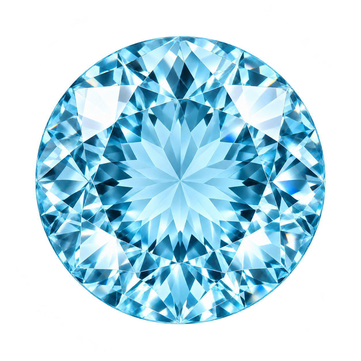 March Aquamarine Blue birthstone